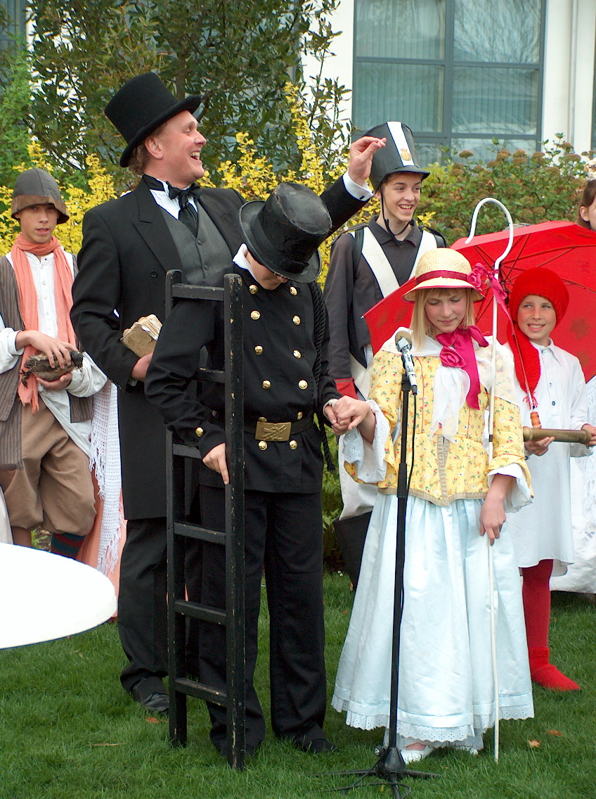 komponent befolkning rør H.C. Andersens Hus: Indvielsen 3. maj 2003